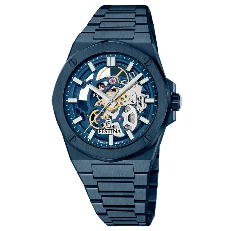 Festina Swiss Made F22010/1 Men's Analogue Automatic Watch made by H.S. Johnson