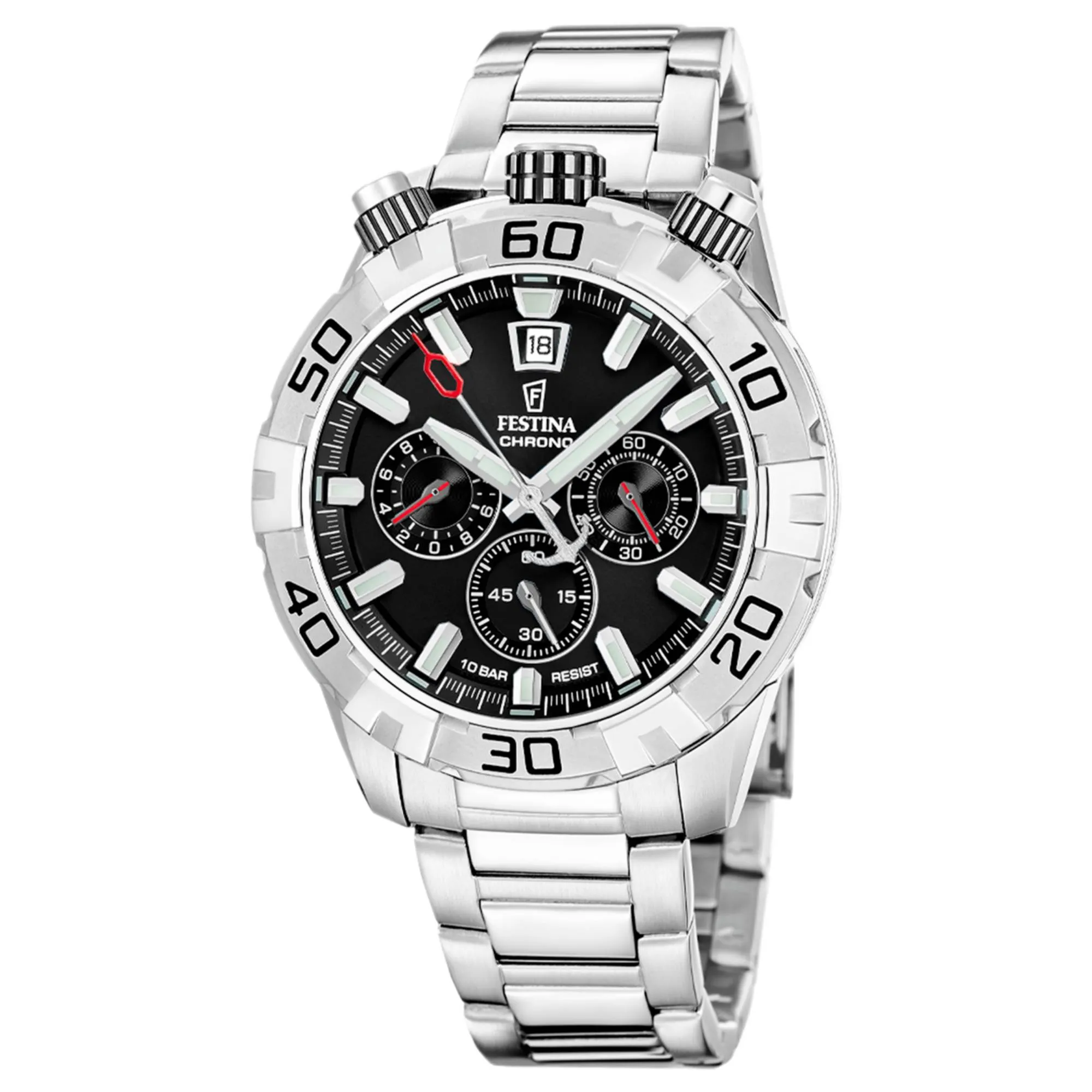 Festina F20743/6 Men's Bullhead Analogue Chronograph Quartz Watch sold by H.S. Johnson
