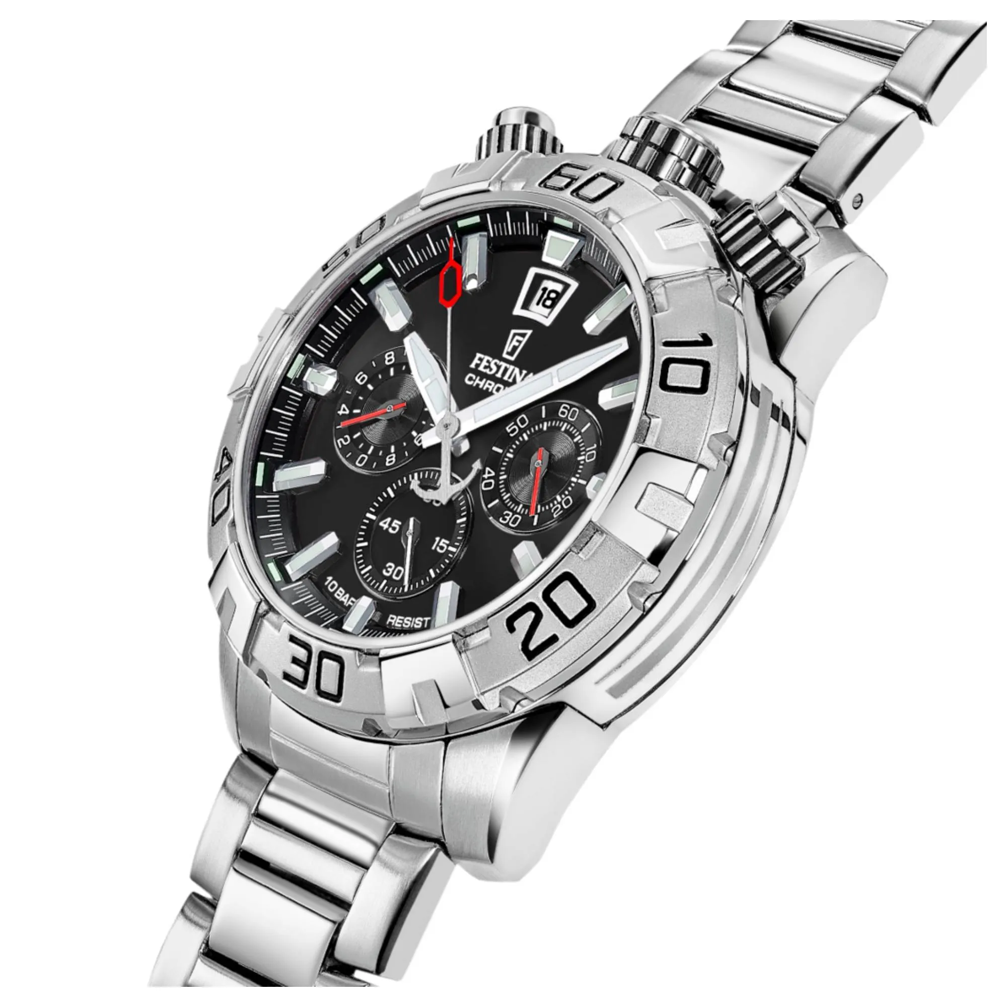 Festina F20743/6 Men's Bullhead Analogue Chronograph Quartz Watch sold by H.S. Johnson product image thumbnail 2
