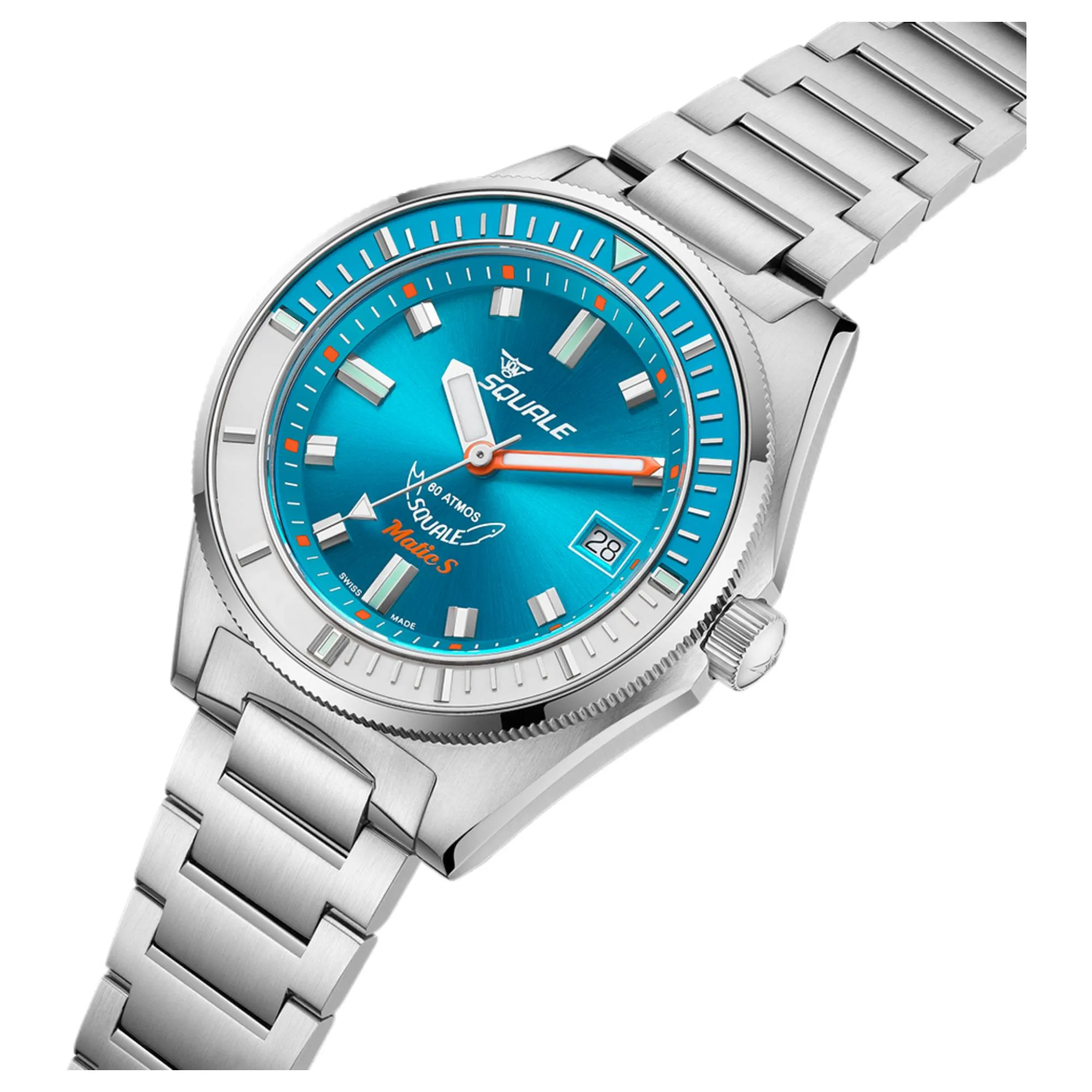 Squale MATICLBWLB.SSBX 600M Blue Dial Watch sold by H.S. Johnson product image thumbnail 3