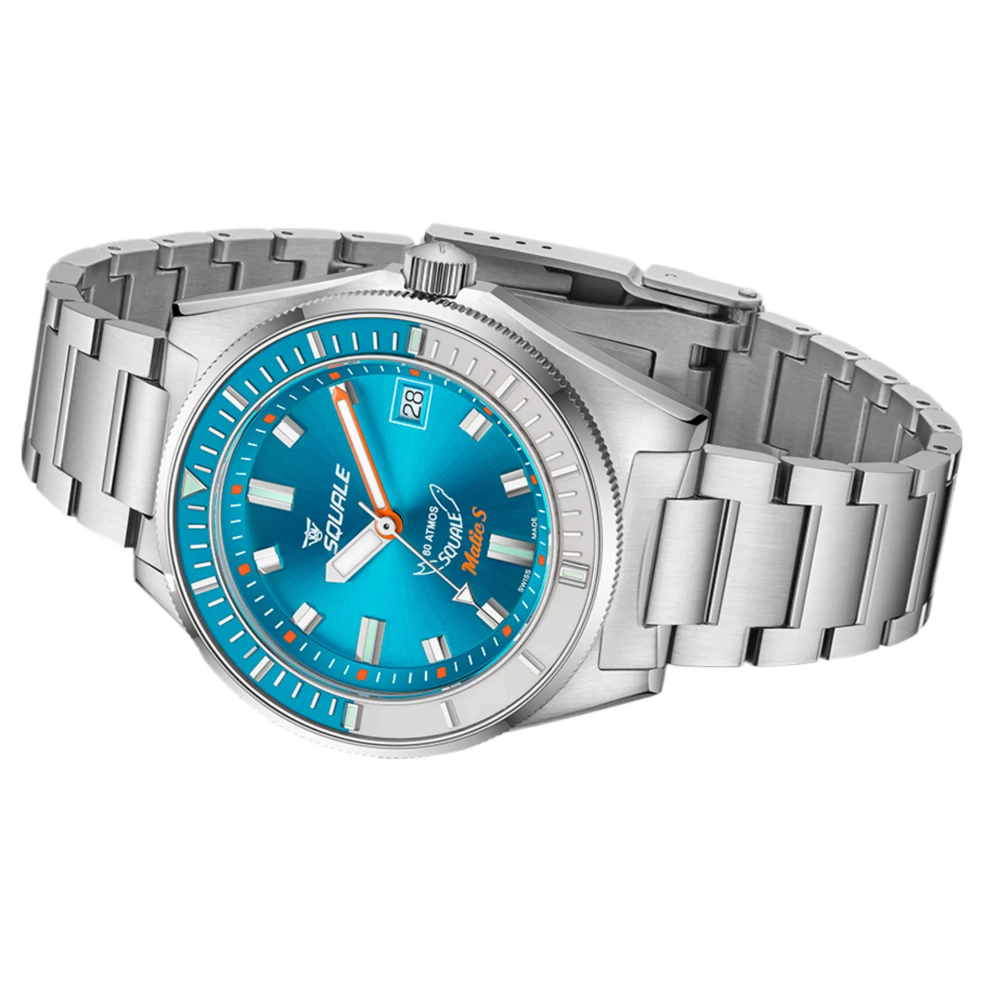 Squale MATICLBWLB.SSBX 600M Blue Dial Watch sold by H.S. Johnson product image thumbnail 4