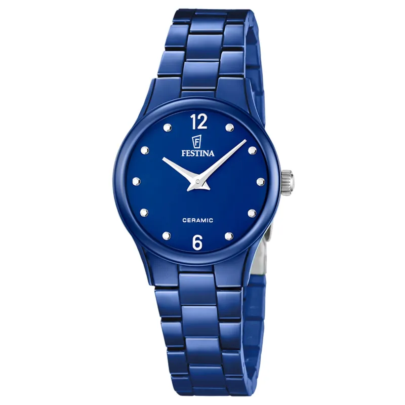 Festina F20751/5 Women's Ceramic Quartz Watch made by H.S. Johnson