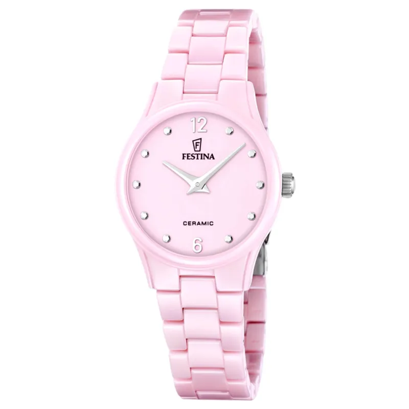 Festina F20751/2 Women's Ceramic Quartz Watch made by H.S. Johnson
