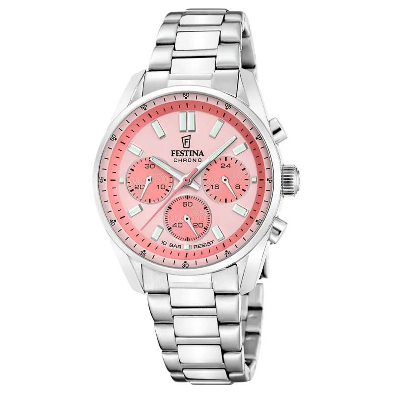Festina F20753/4 Boyfriend Chronograph Quartz Watch made by H.S. Johnson