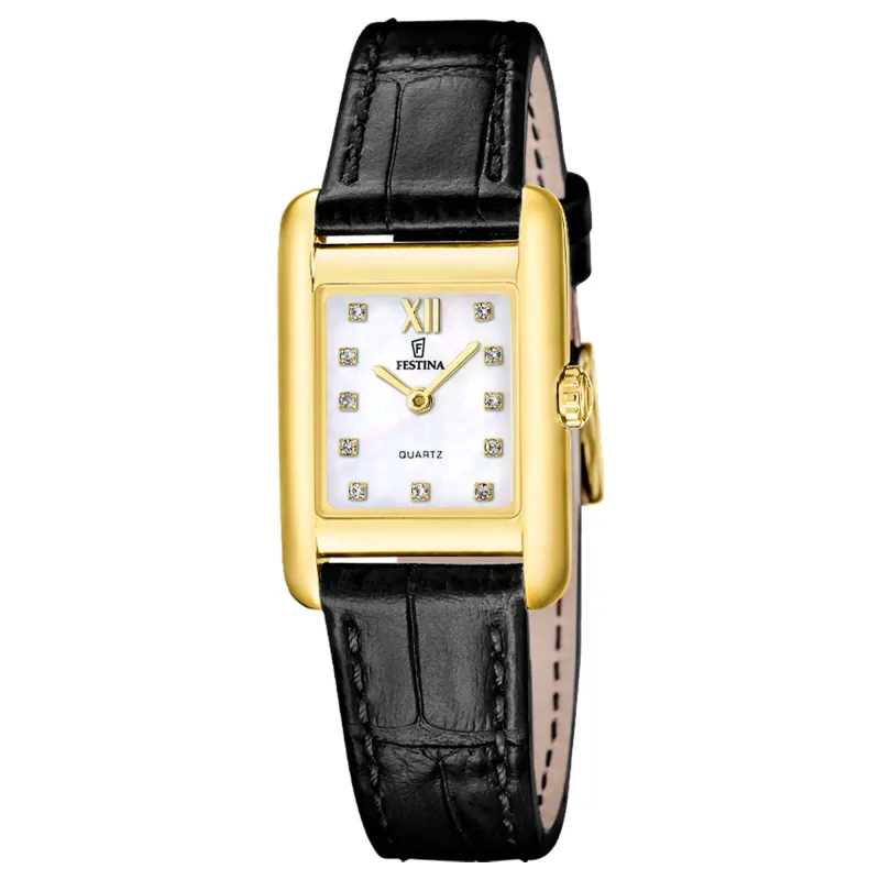 Festina F20774/3 Women's On The Square Quartz Watch made by H.S. Johnson