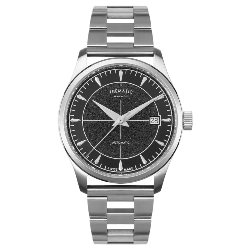 Trematic 1321121b ZY6 Ossidiana 38mm Bracelet By Forstner Automatic Watch made by H.S. Johnson