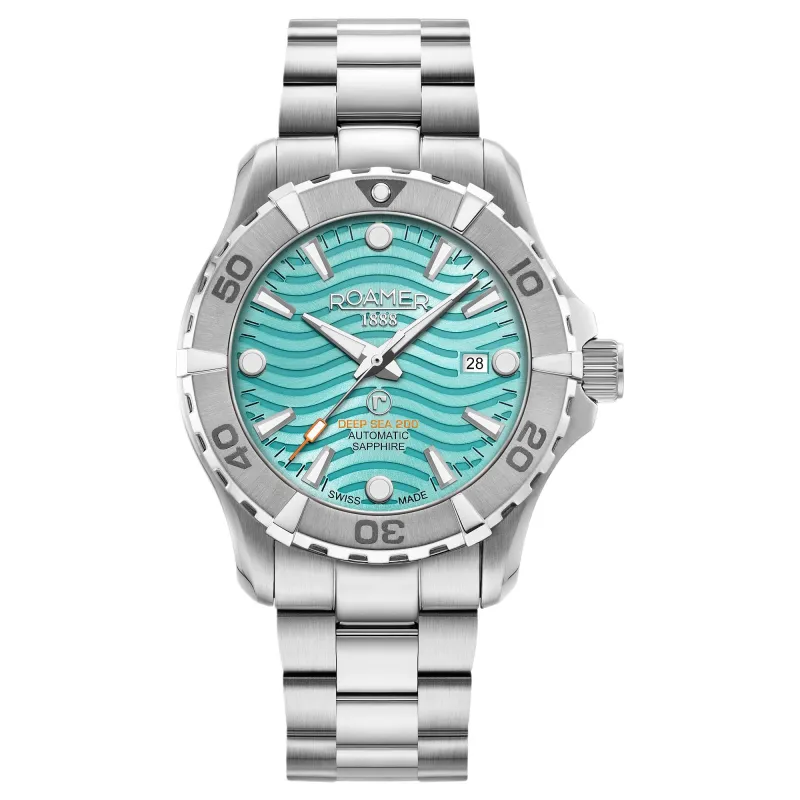 Roamer 860983 41 05 70 Deep Sea 200 Steel Bracelet Watch made by H.S. Johnson