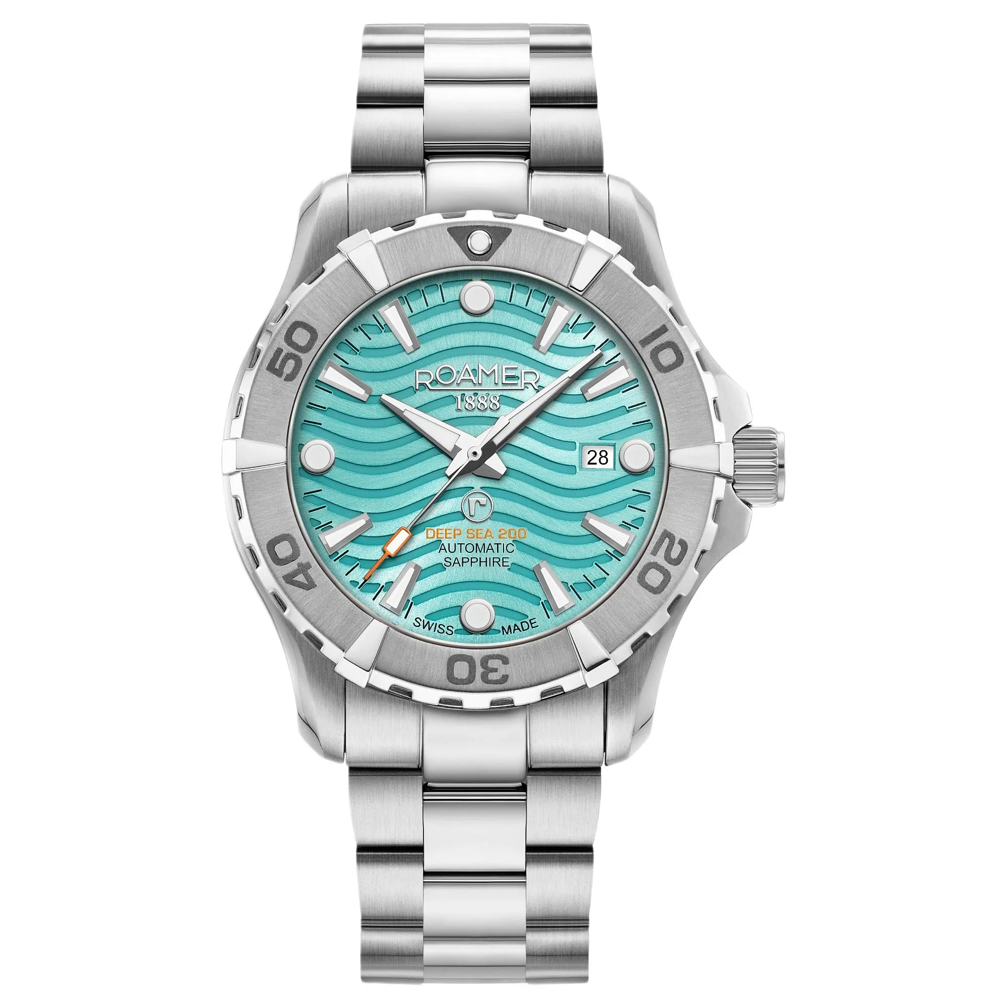 Roamer 860983 41 05 70 Deep Sea 200 Steel Bracelet Watch sold by H.S. Johnson