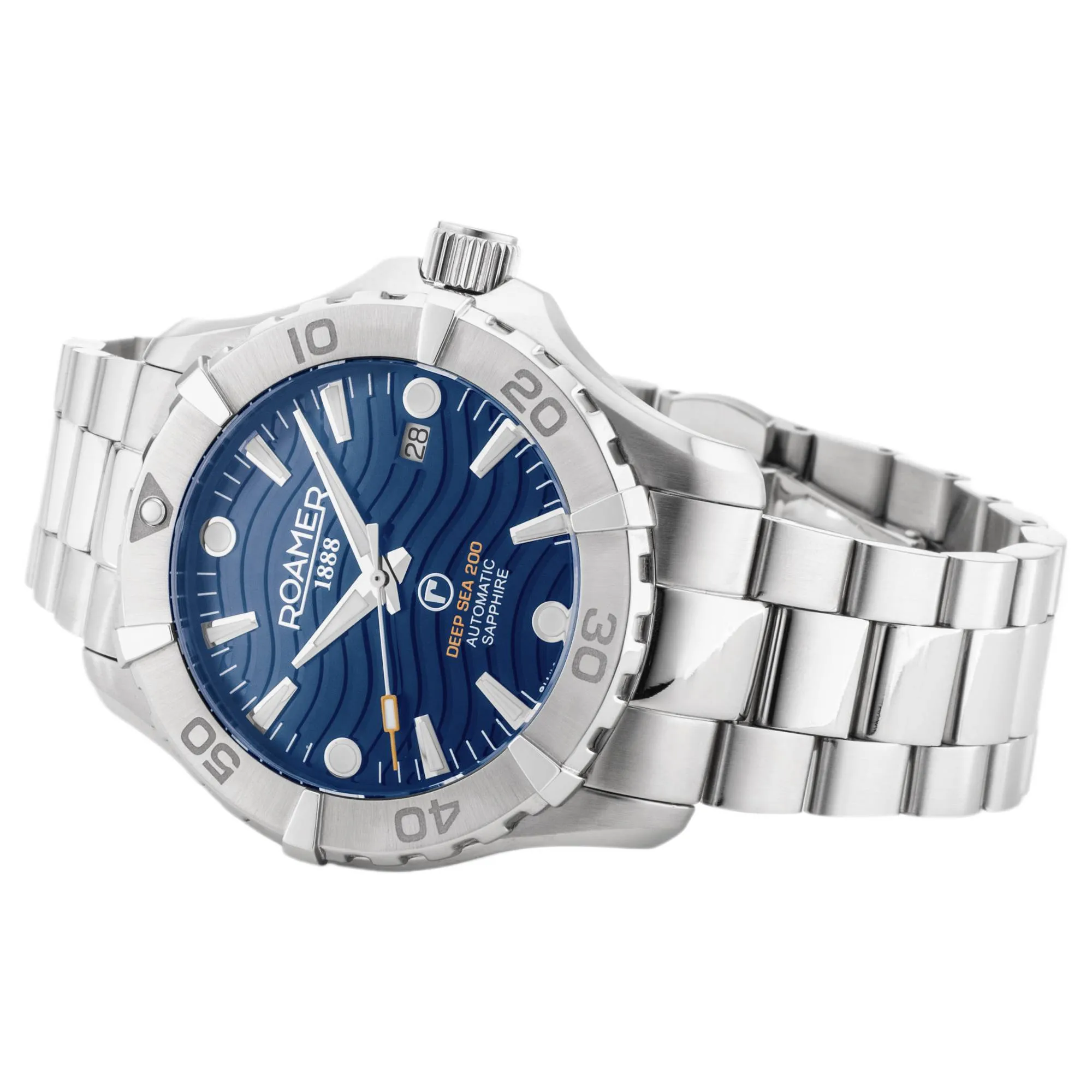 Roamer 860983 41 45 70 Deep Sea 200 Steel Bracelet Watch sold by H.S. Johnson product image thumbnail 2