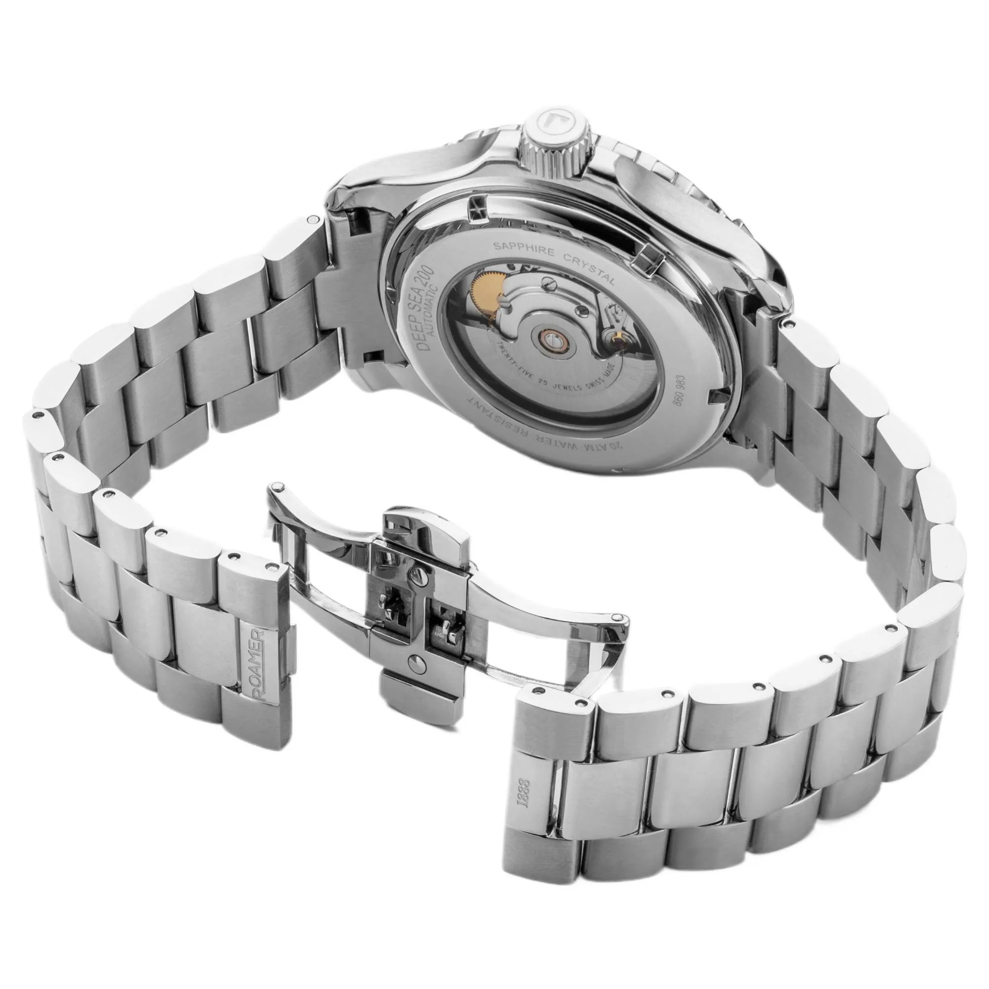 Roamer 860983 41 45 70 Deep Sea 200 Steel Bracelet Watch sold by H.S. Johnson product image thumbnail 4