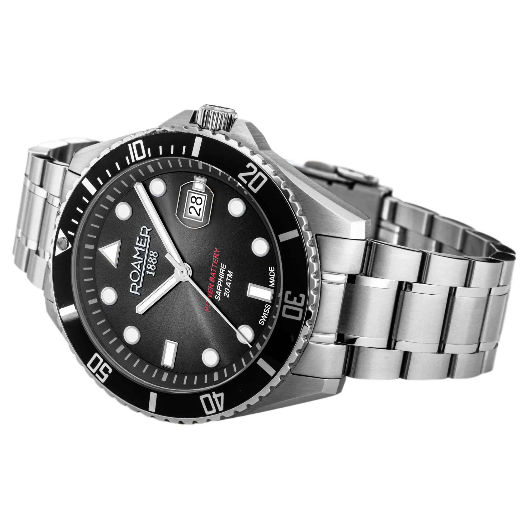 Roamer 969845 41 85 20 Pro Diver 200 Quartz Watch sold by H.S. Johnson product image thumbnail 2
