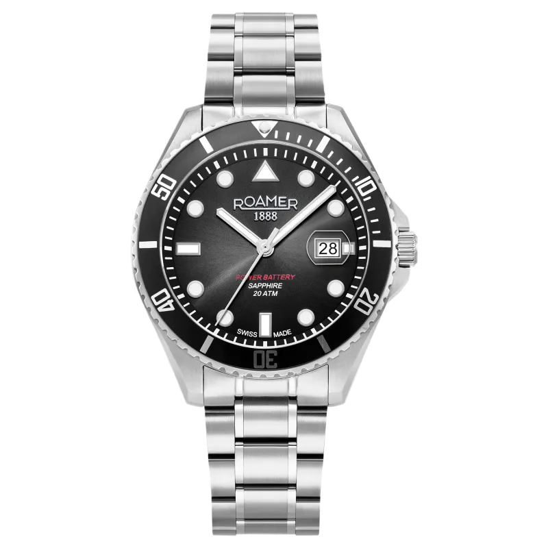 Roamer 969845 41 85 20 Pro Diver 200 Quartz Watch made by H.S. Johnson