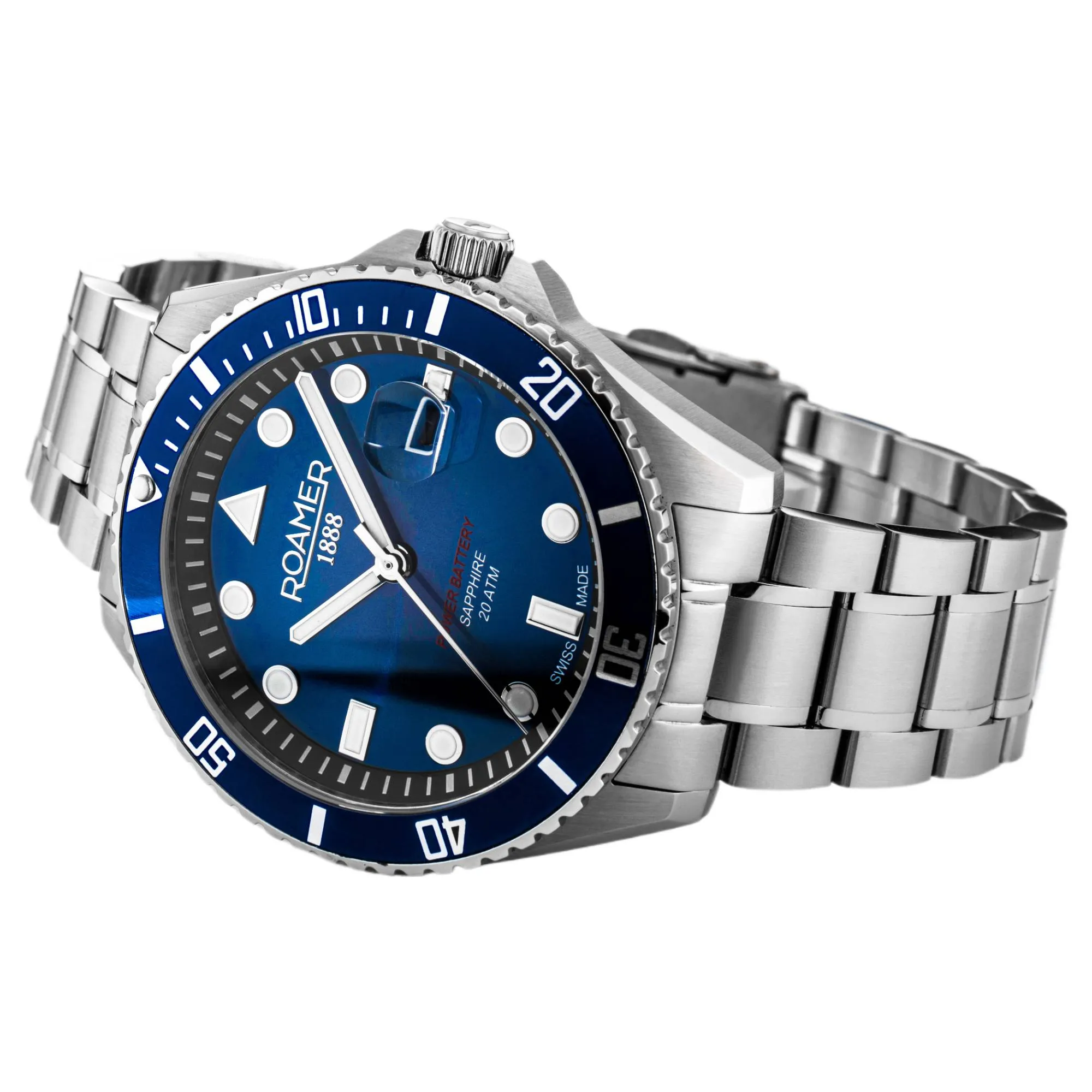 Roamer 969845 41 45 20 Pro Diver 200 Quartz Watch sold by H.S. Johnson product image thumbnail 2