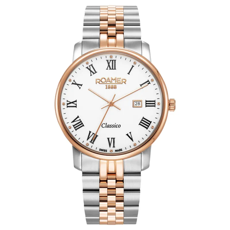 Roamer 971856 49 25 50 Classico Gents 40 mm Quartz Watch made by H.S. Johnson