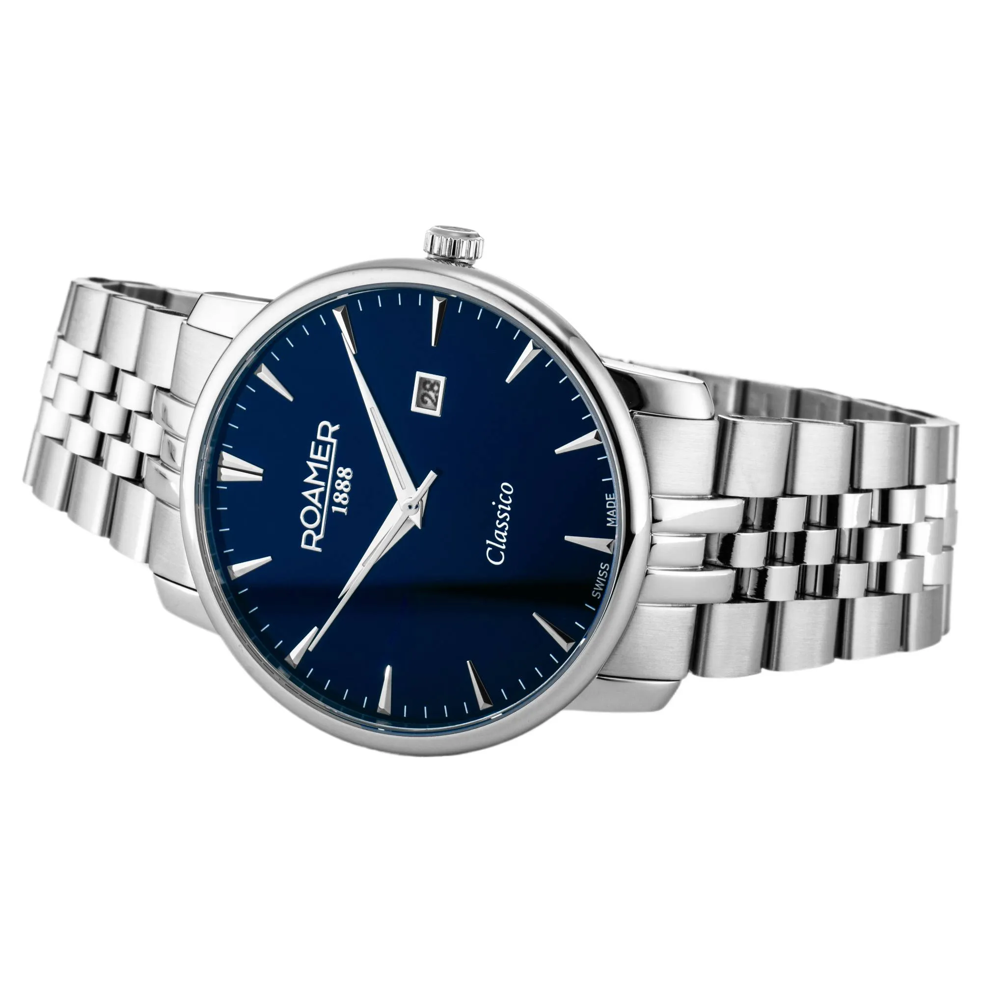 Roamer 971856 41 45 50 Classico Gents 40 mm Quartz Watch sold by H.S. Johnson product image thumbnail 2