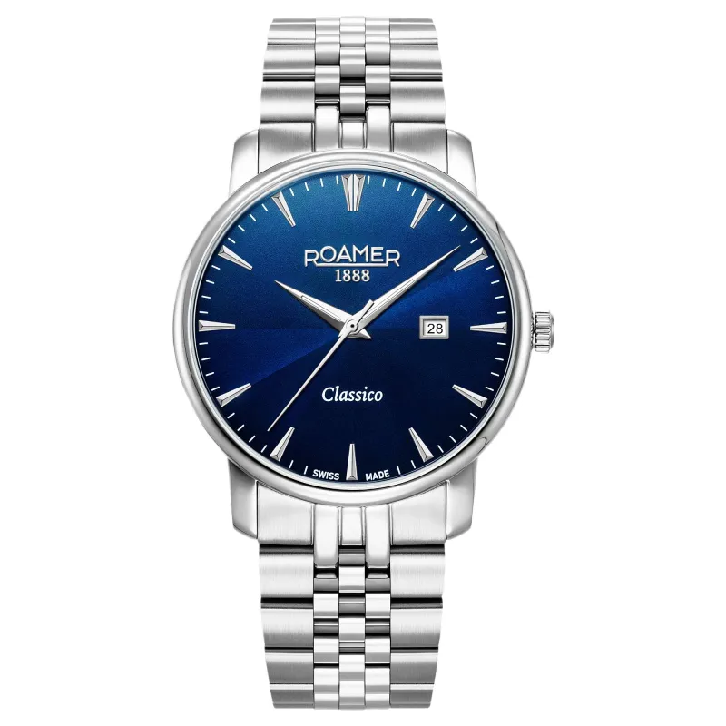 Roamer 971856 41 45 50 Classico Gents 40 mm Quartz Watch made by H.S. Johnson