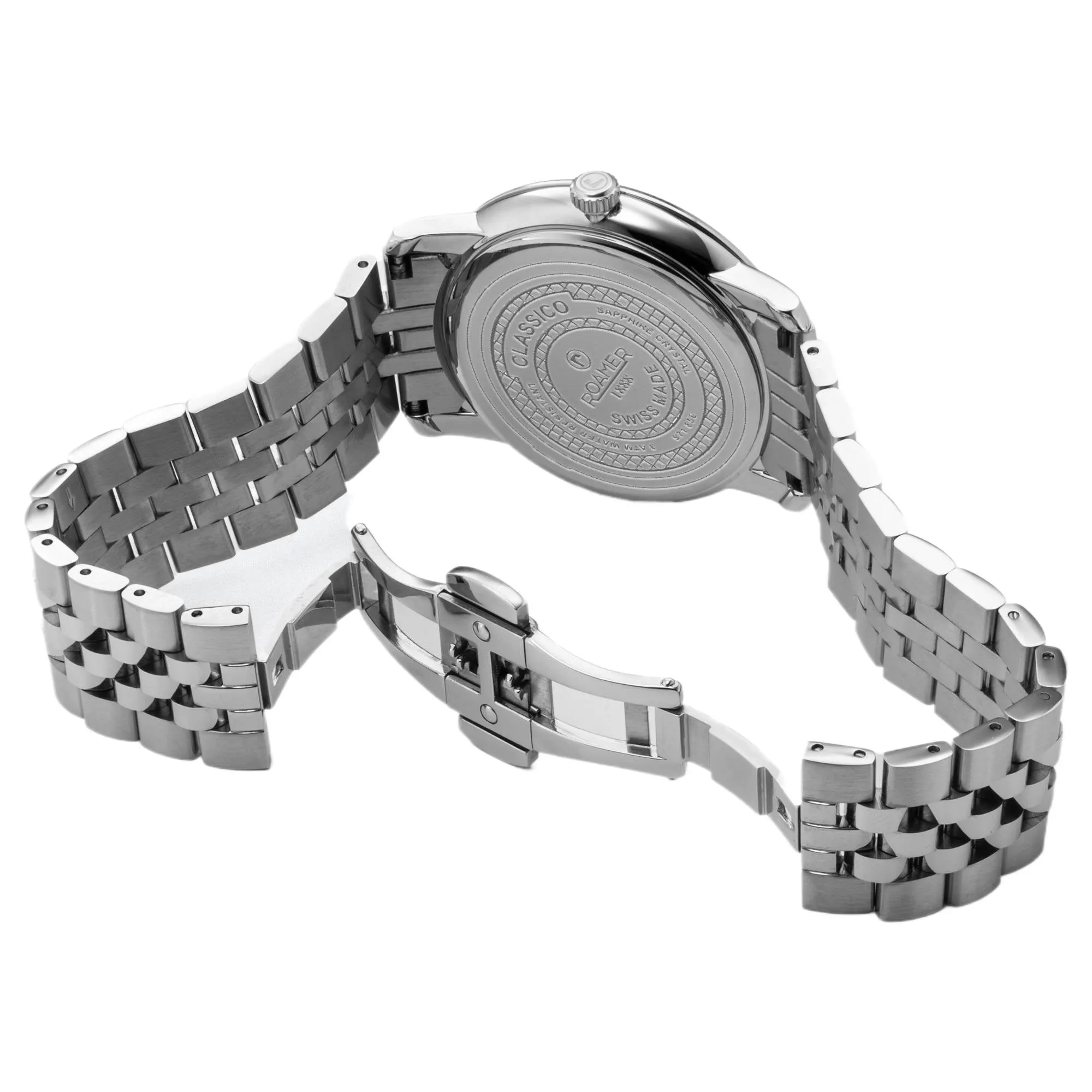 Roamer 971856 41 45 50 Classico Gents 40 mm Quartz Watch sold by H.S. Johnson product image thumbnail 4