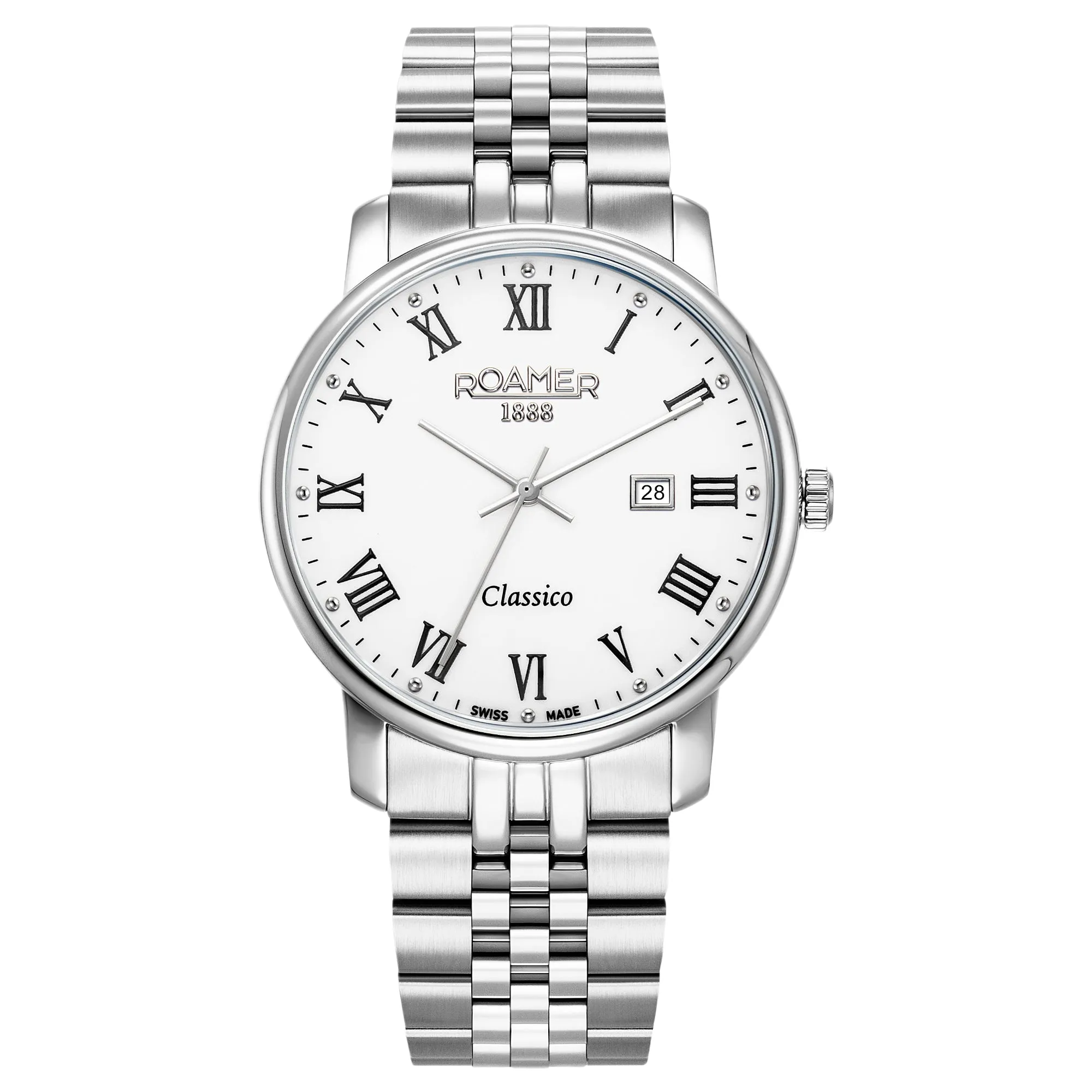 Roamer 971856 41 25 50 Classico Gents 40 mm Quartz Watch sold by H.S. Johnson