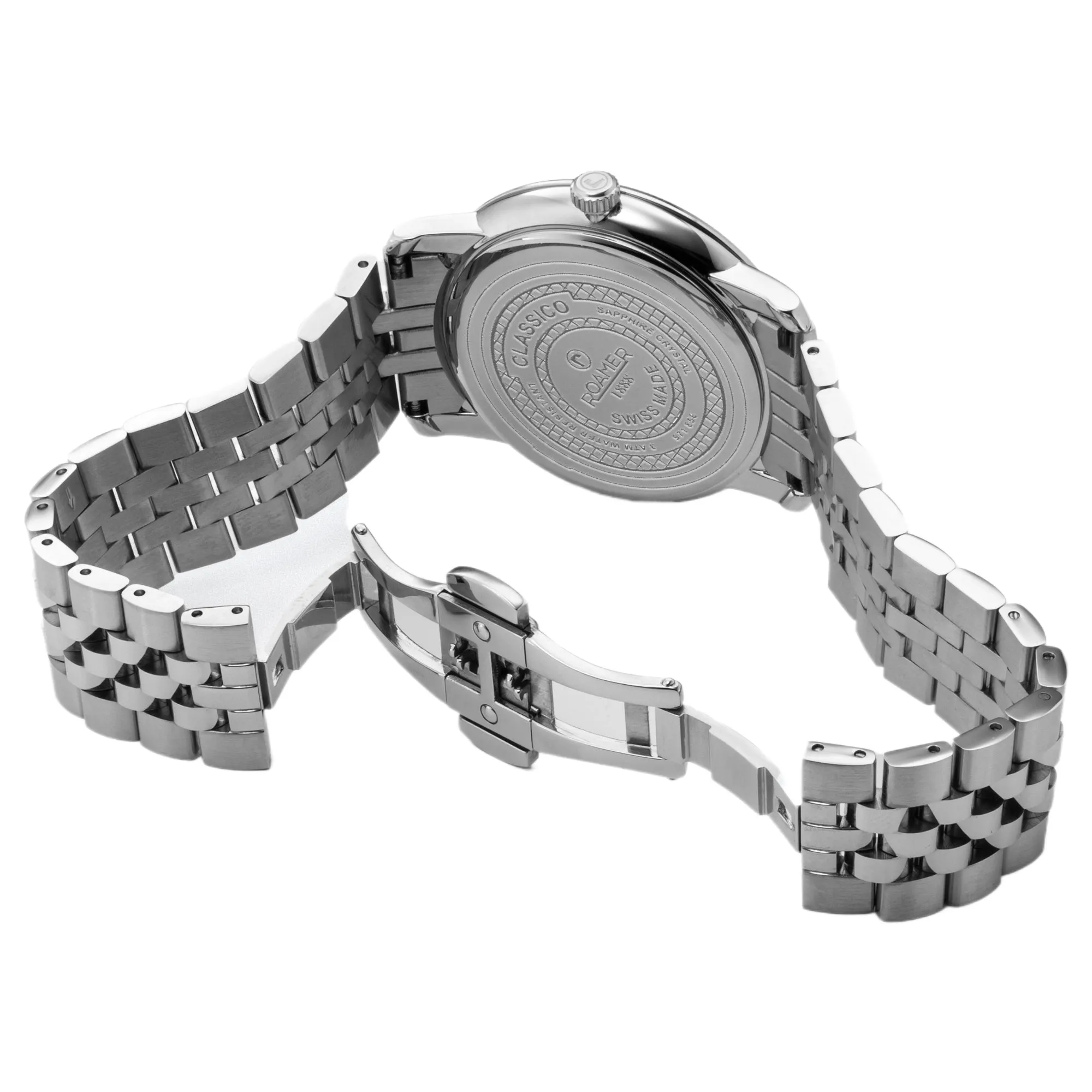 Roamer 971856 41 25 50 Classico Gents 40 mm Quartz Watch sold by H.S. Johnson product image thumbnail 4