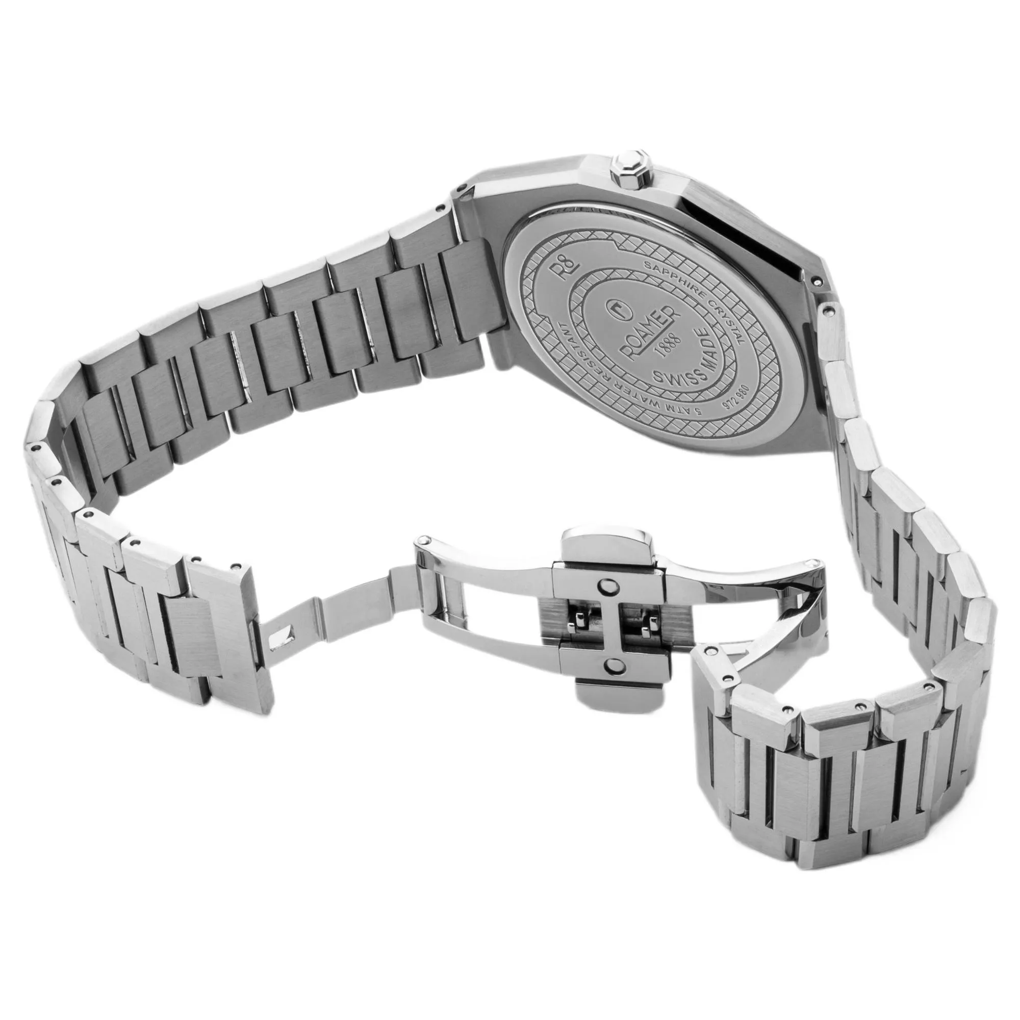 Roamer 972980 41 45 20 R8 Gents 41 mm Quartz Watch sold by H.S. Johnson product image thumbnail 4