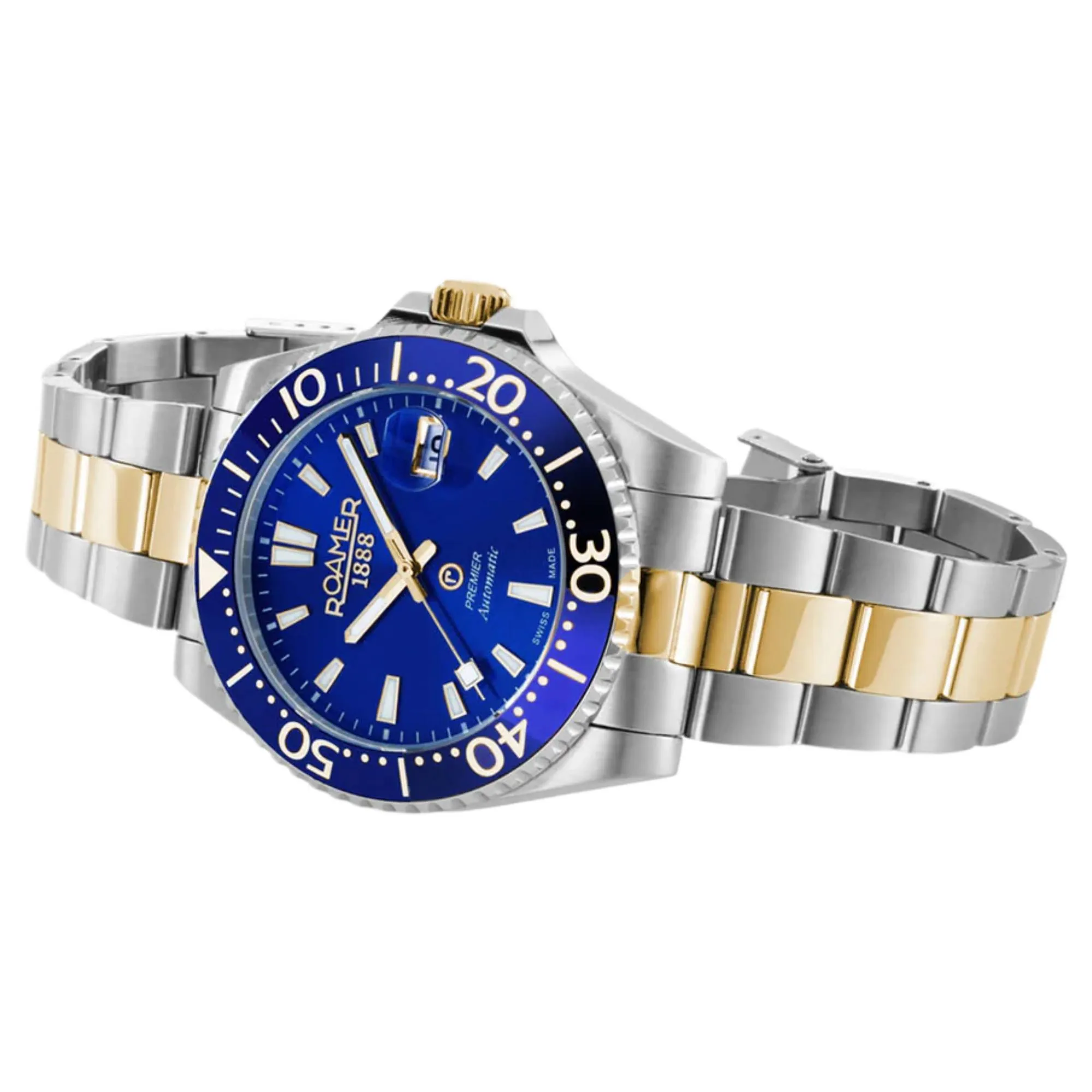 Roamer 986983 47 45 20 Men's Premier Blue Dial Automatic Watch sold by H.S. Johnson product image thumbnail 2