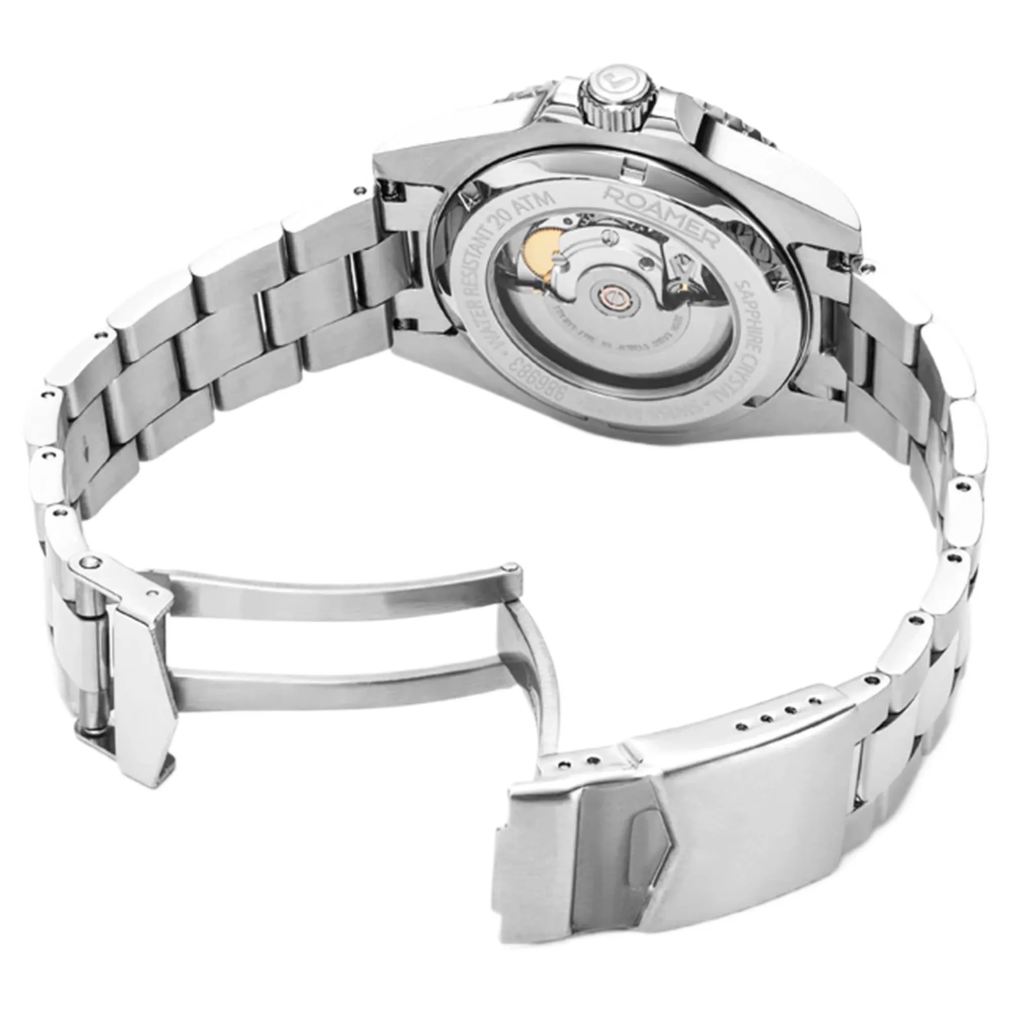 Roamer 986983 41 45 21 Men's Premier Blue Dial Automatic Watch sold by H.S. Johnson product image thumbnail 4