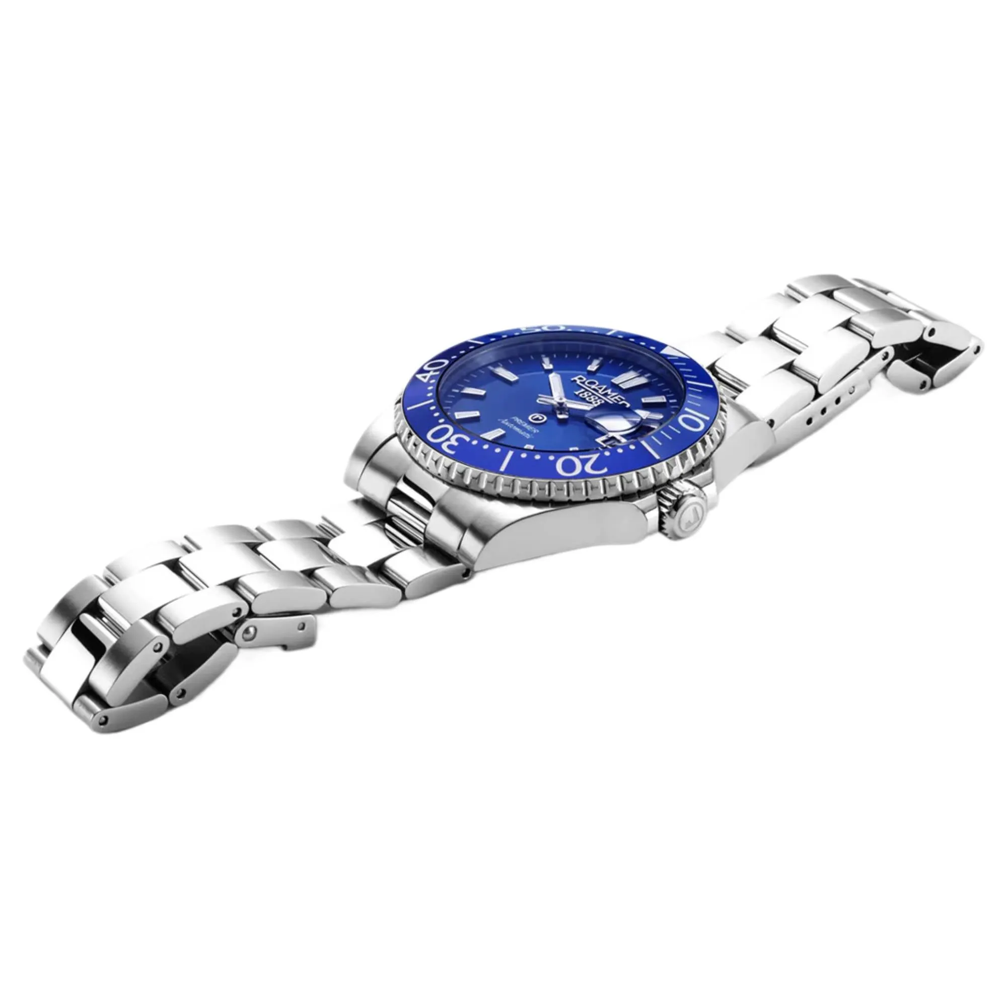 Roamer 986983 41 45 21 Men's Premier Blue Dial Automatic Watch sold by H.S. Johnson product image thumbnail 3