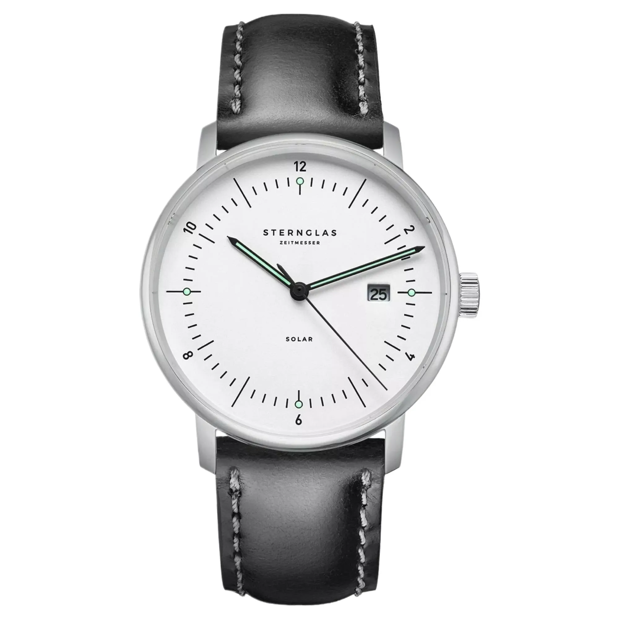Sternglas S01-NS01-BR02 Men's Naos Solar Quartz Watch sold by H.S. Johnson