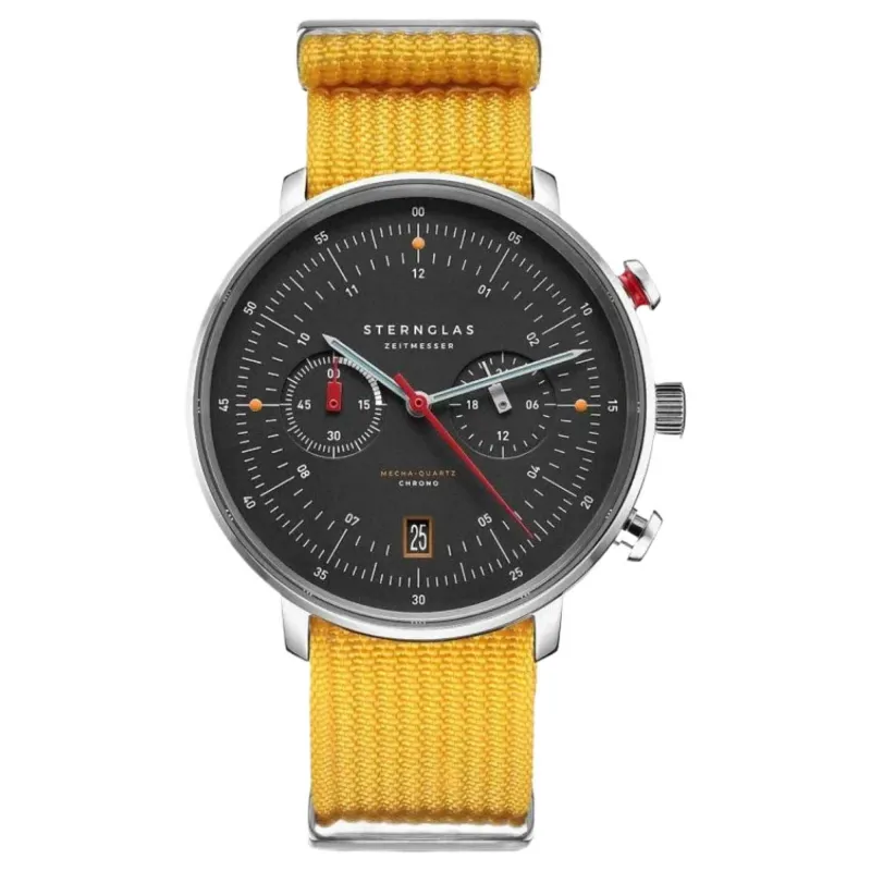 Sternglas S01-HCN03-FI01 Men's Hamburg Chronograph Watch made by H.S. Johnson