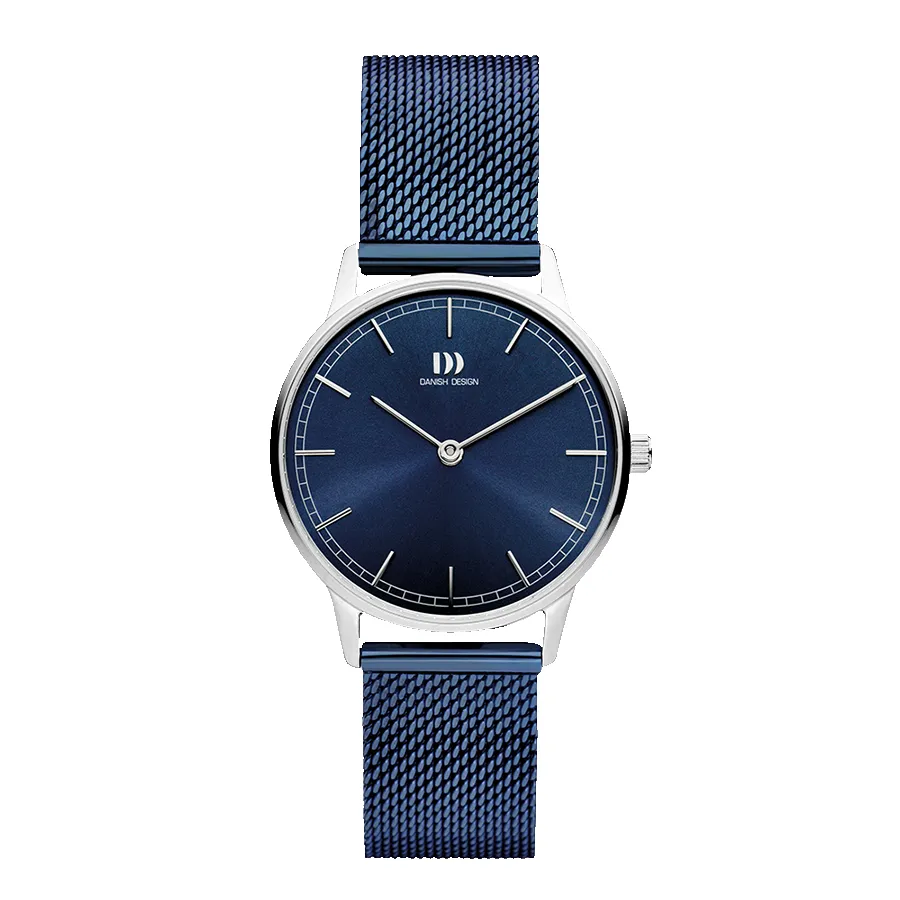 Danish Design IV69Q1249 Vigelsø Blue Silver Mesh Watch sold by H.S. Johnson