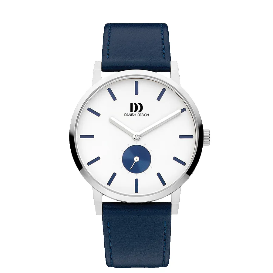 Danish Design IQ22Q1219 Tokyo Silver White Blue Large Watch sold by H.S. Johnson