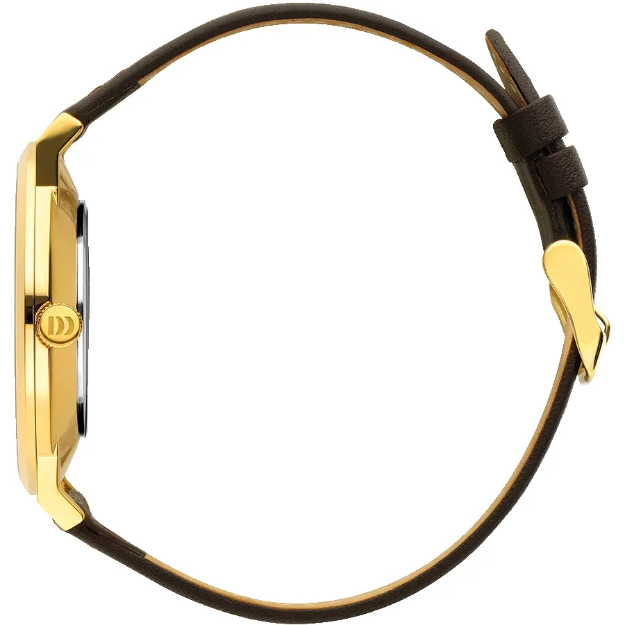 Danish Design IQ15Q1219 Tokyo Gold White Brown Large Watch sold by H.S. Johnson product image thumbnail 2