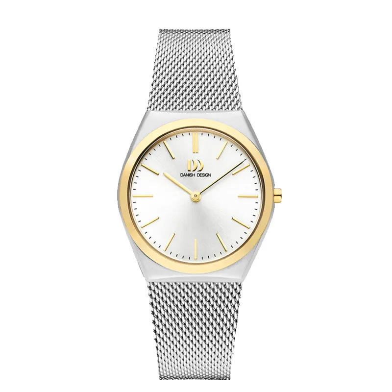 Danish Design IV65Q1236 Tåsinge Two-Tone Small Mesh Watch made by H.S. Johnson