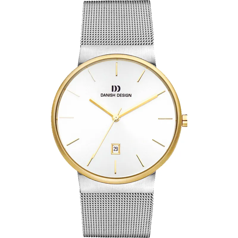 Danish Design IQ65Q971 Tåge Two-Tone Large Watch made by H.S. Johnson