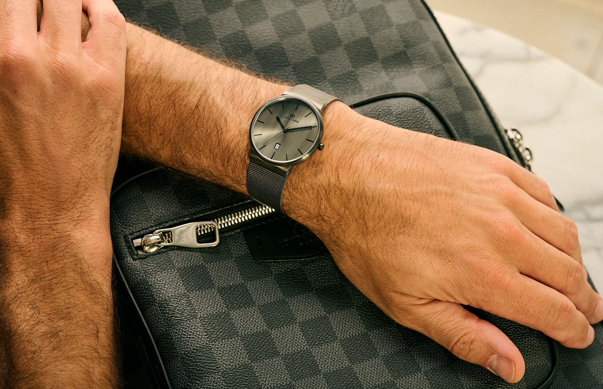 Danish Design IQ64Q971 Tåge All Grey Large Watch sold by H.S. Johnson product image thumbnail 2