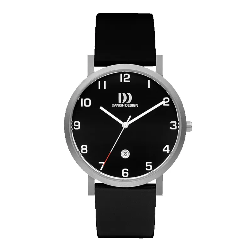 Danish Design IQ13Q1107 Rhône Black Large Watch made by H.S. Johnson