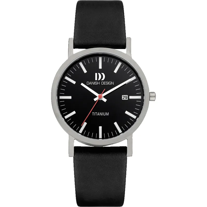 Danish Design IQ23Q199 Rhine Black Black Date Medium Watch made by H.S. Johnson