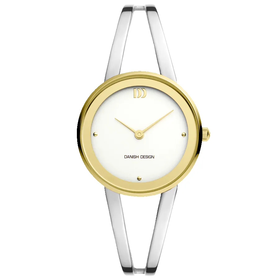 Danish Design IV65Q1295 Nostalgi 1988 Two-Tone Bangle Watch sold by H.S. Johnson