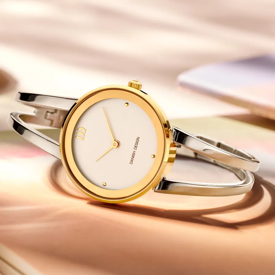 Danish Design IV65Q1295 Nostalgi 1988 Two-Tone Bangle Watch sold by H.S. Johnson product image thumbnail 2