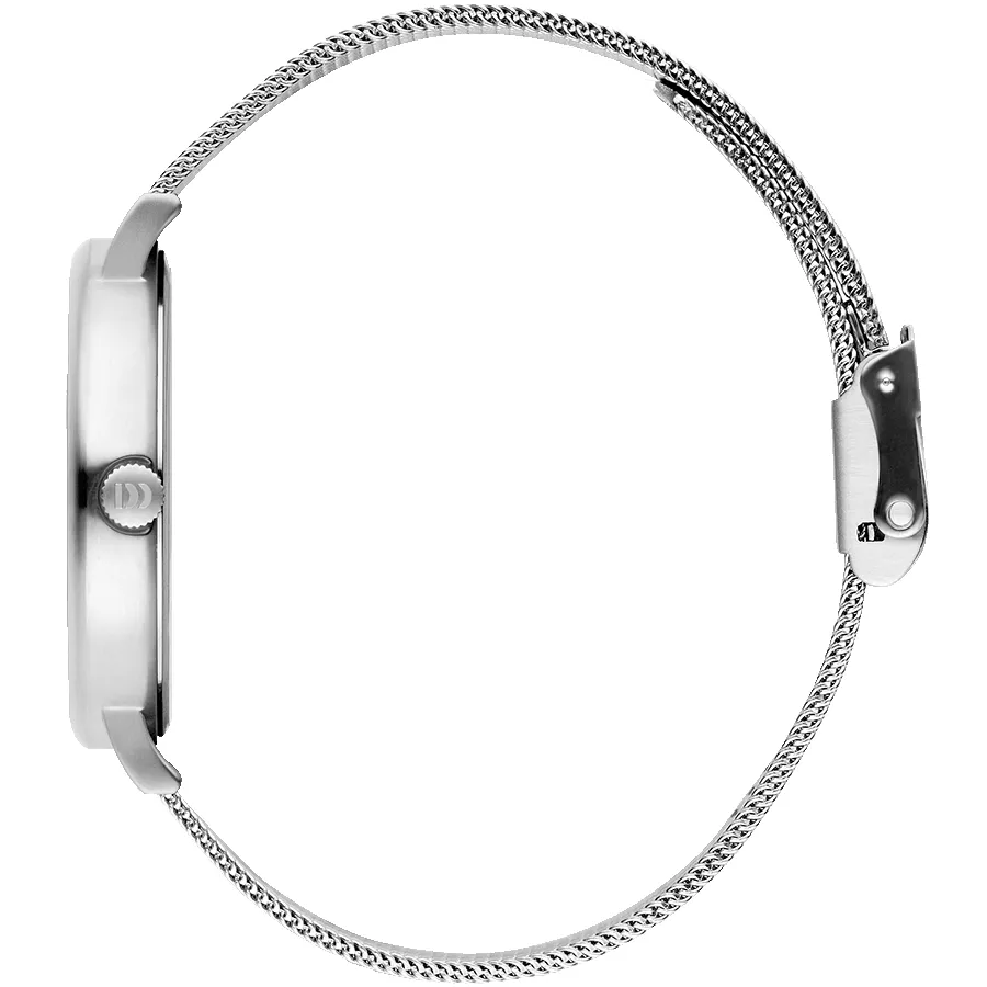 Danish Design IQ62Q1233 Hong Kong Day/Date Silver Blue Mesh Watch sold by H.S. Johnson product image thumbnail 2