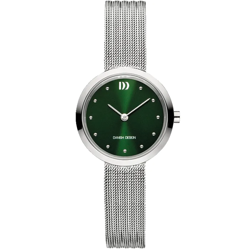Danish Design IV77Q1210 Julia Silver Green Watch made by H.S. Johnson