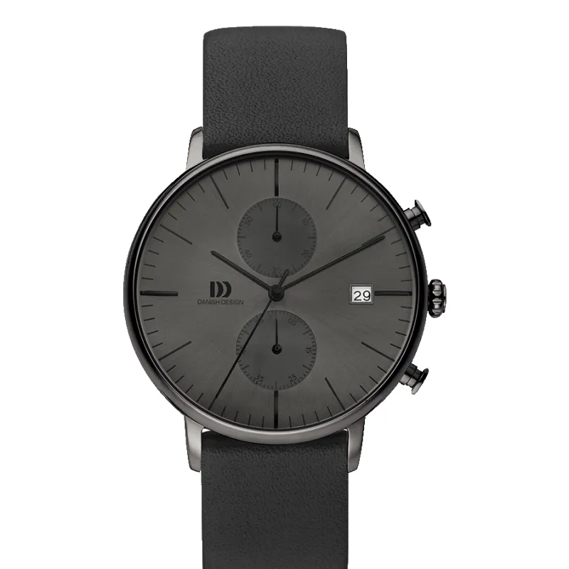 Danish Design IQ16Q975 Koltur Chrono All Grey Watch made by H.S. Johnson