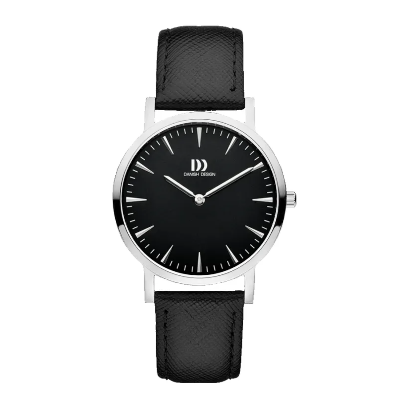 Danish Design IV13Q1235 London Black Silver Medium Watch made by H.S. Johnson