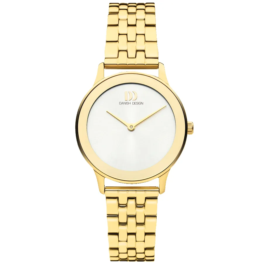 Danish Design IV91Q1288 Nostalgi 1988 Gold Silver Link Watch sold by H.S. Johnson