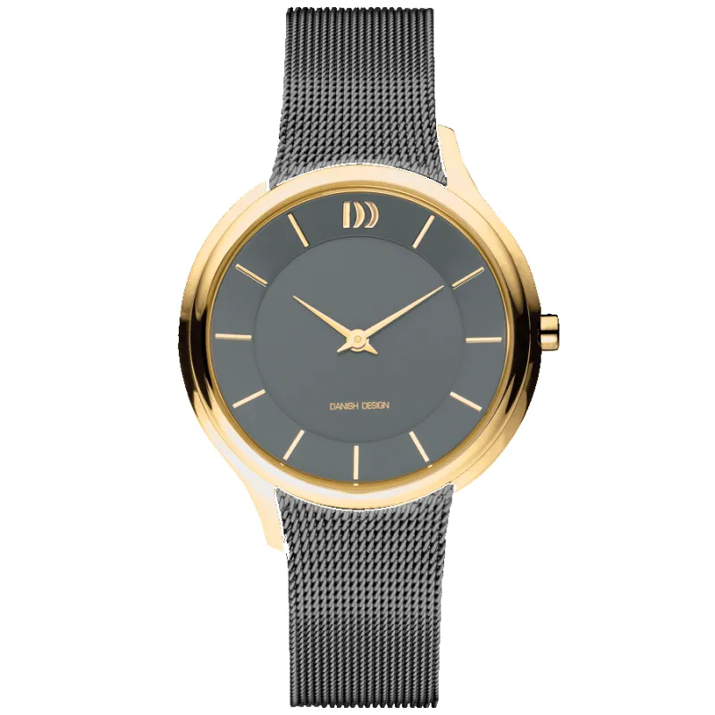 Danish Design IV70Q1194 Funen Grey Gold Watch made by H.S. Johnson