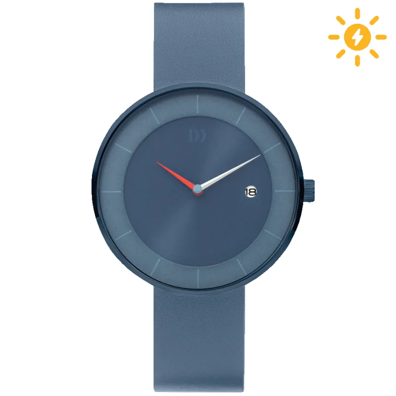 Danish Design 11-B1-05 Globe All Blue Watch made by H.S. Johnson