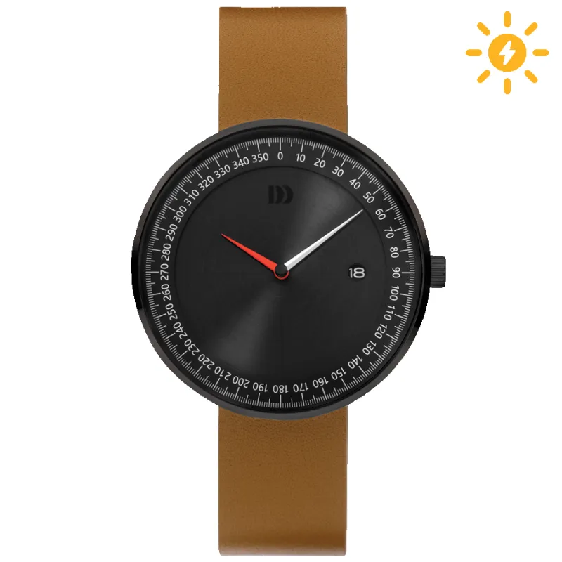 Danish Design 11-B1-10 Globe Compass Watch made by H.S. Johnson