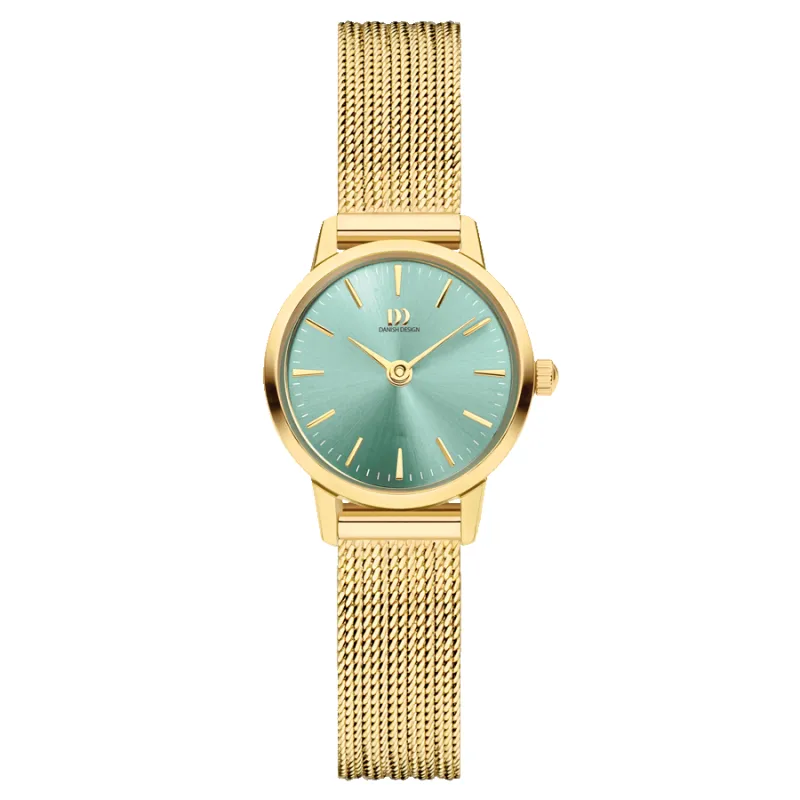 Danish Design IV03Q1268 Akilia Mini Gold Sage Green Watch made by H.S. Johnson