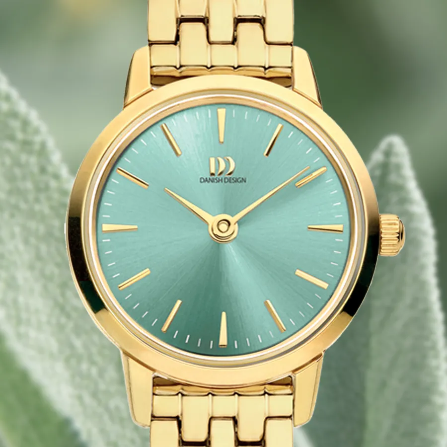 Danish Design IV83Q1268 Akilia Mini Link Gold Sage Green Watch sold by H.S. Johnson product image thumbnail 2