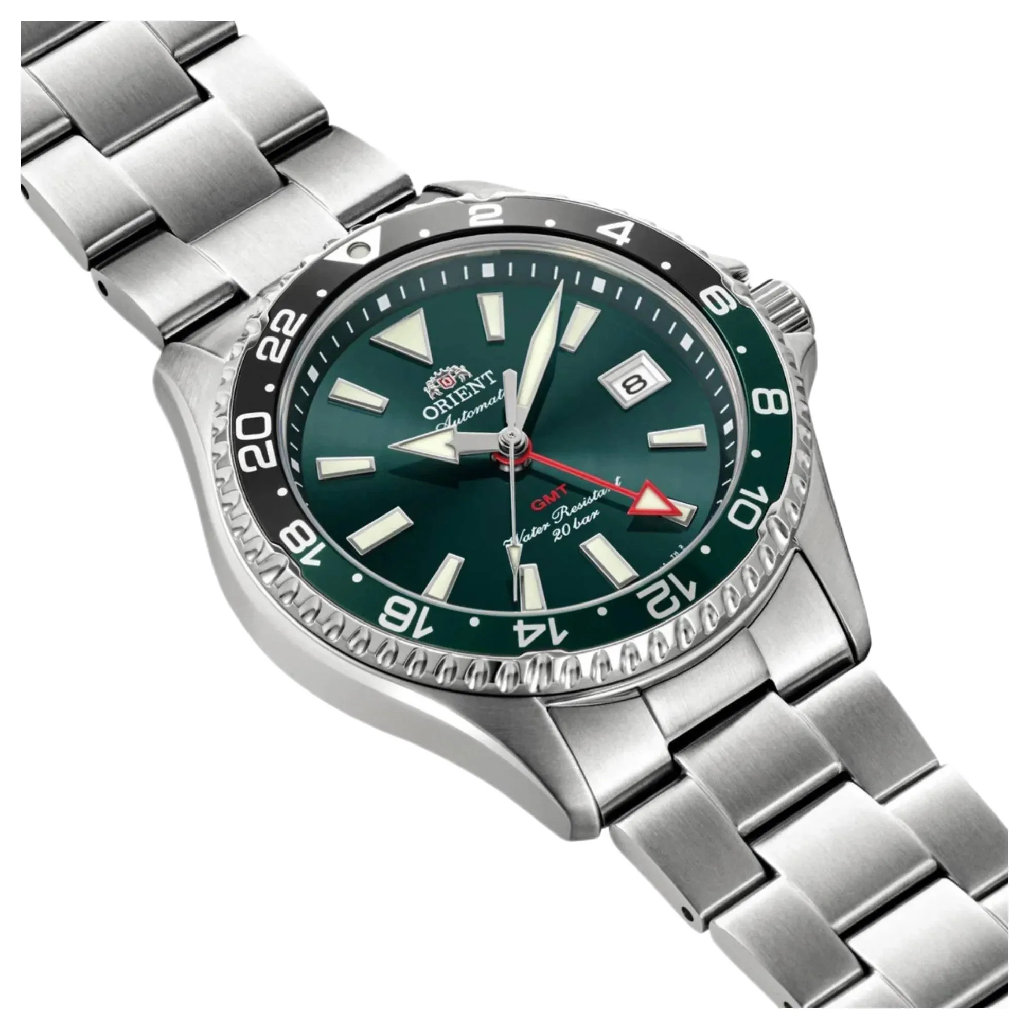 Orient RA-BC0002E30B Mako GMT Automatic Watch sold by H.S. Johnson product image thumbnail 4
